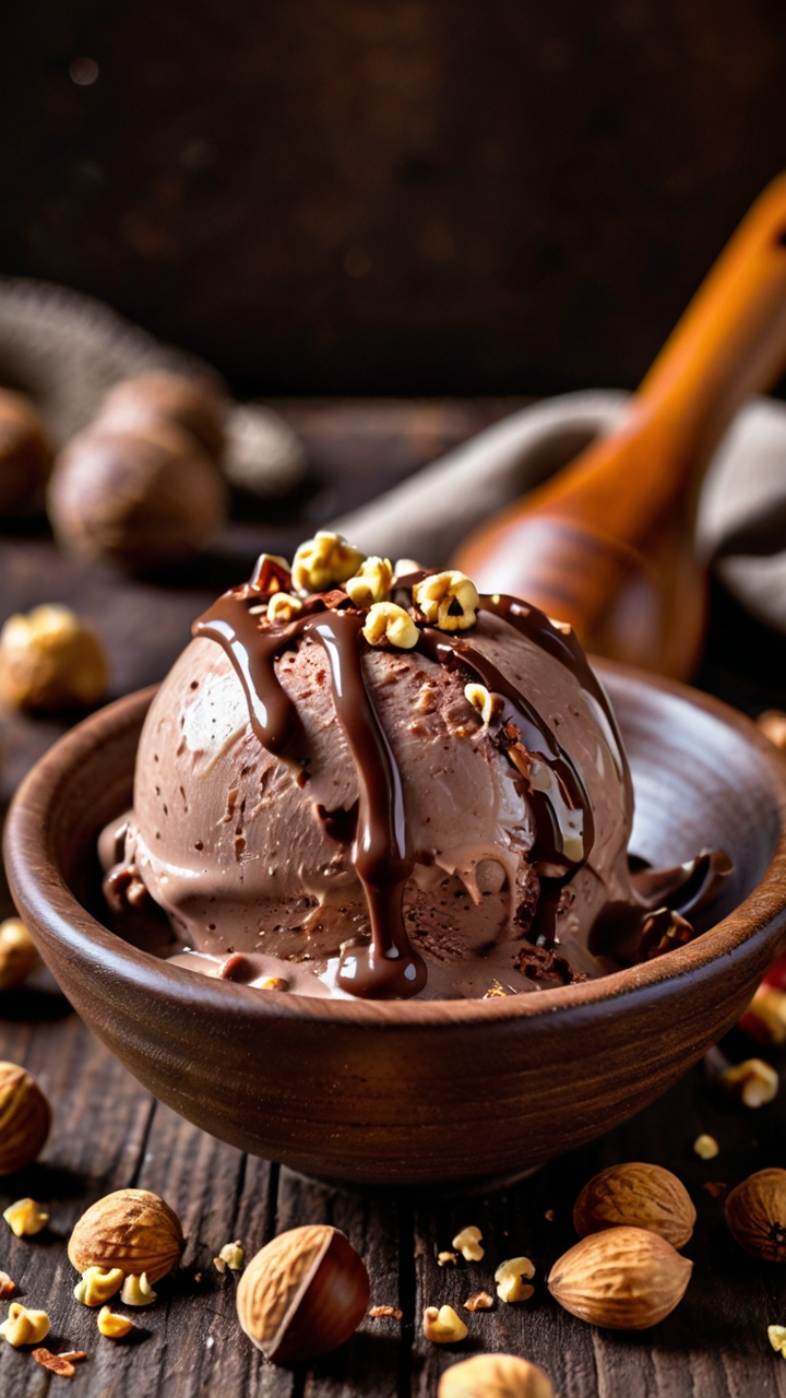 Ninja Creami Chocolate Hazelnut Ice Cream Recipe